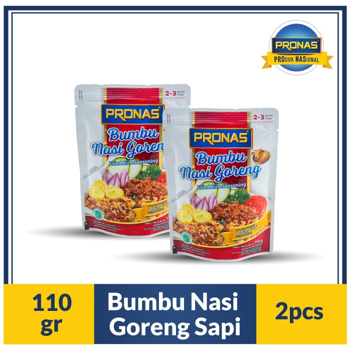 

HEMAT Pronas Bumbu Nasi Goreng Sapi 110 g bundling 2 pcs