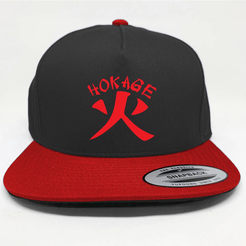 Topi Snapback Anime Naruto Hokage Logo