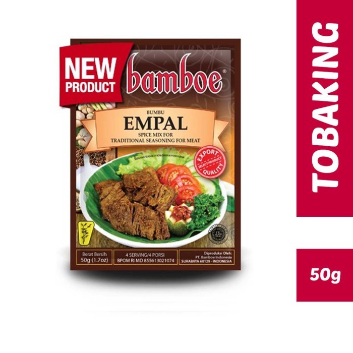 

TERPERCAYA Bamboe empal bumbu instan