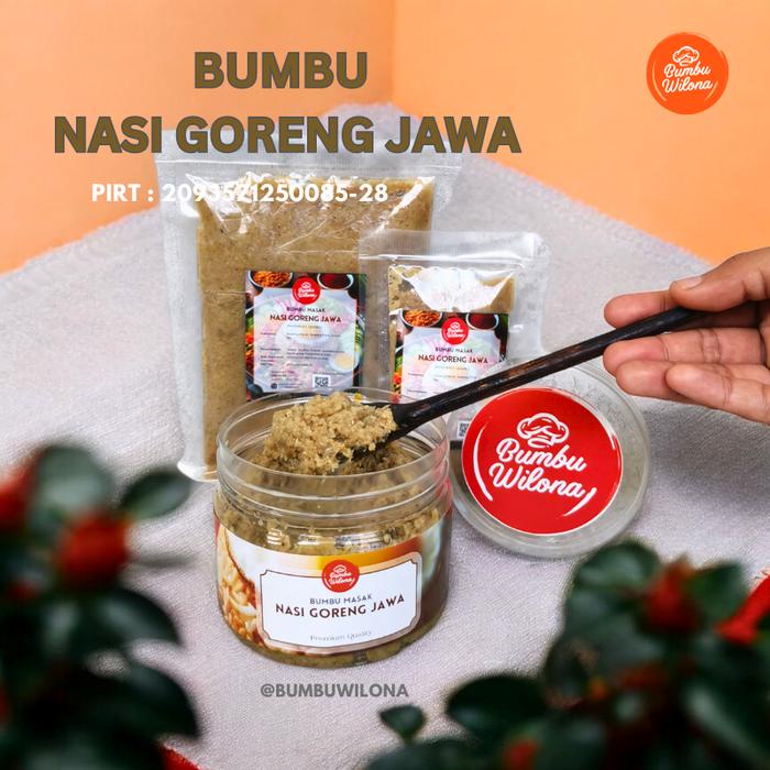 

STOK TERBATAS BUMBU NASI GORENG JAWA BUMBU MURNI FRESH HOMEMADE PREMIUM NON MSG/PERASA/PENGAWET