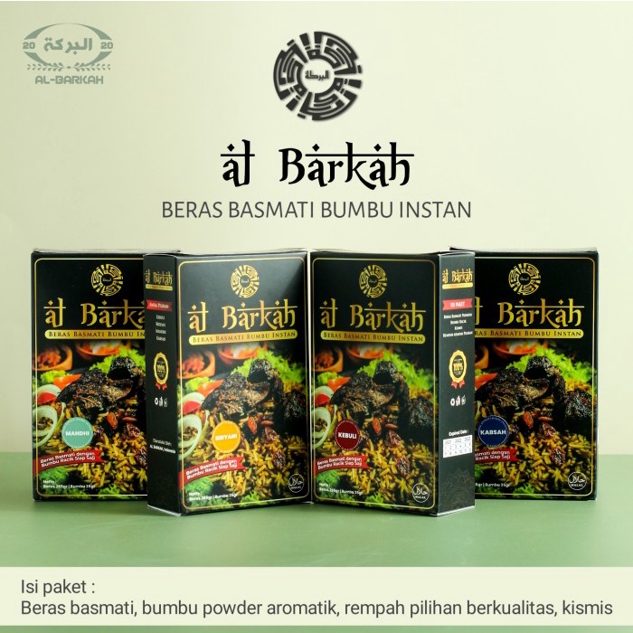 

EKSLUSIF Beras basmati dan bumbu instan kebuli biryani mandhi kabsah AL BARKAH
