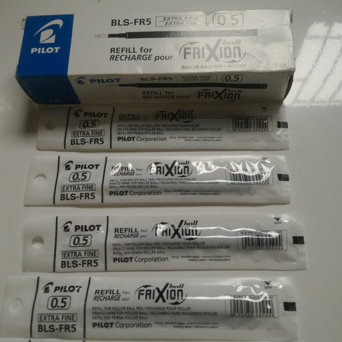 

Refill Pulpen Pilot Frixion 0,5 Black - per lusin