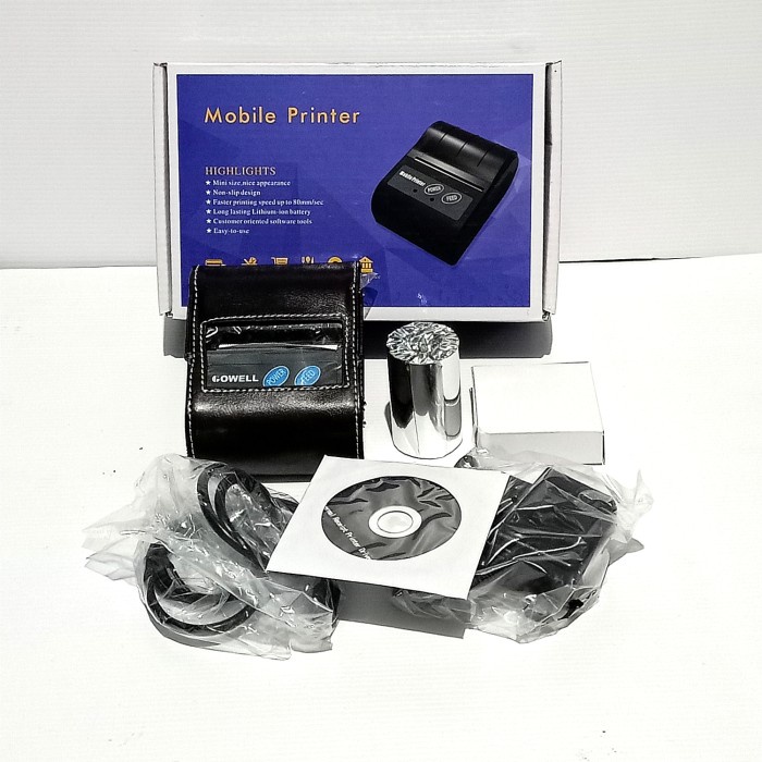 Gowell MP228N MP 228N Mobile Printer Thermal Bluetooth USB