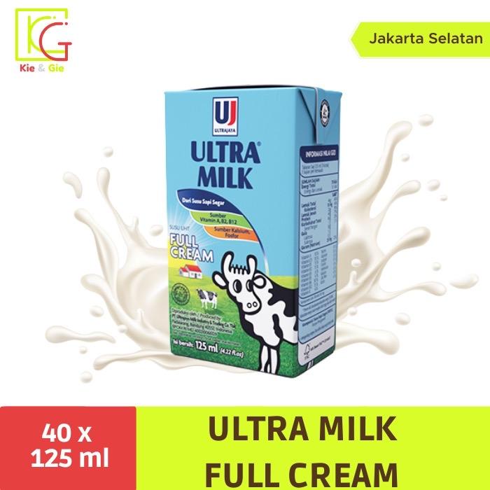 

terbaru !!! susu ultra 125 ml ( 1 dus isi 40 pcs) milk ready