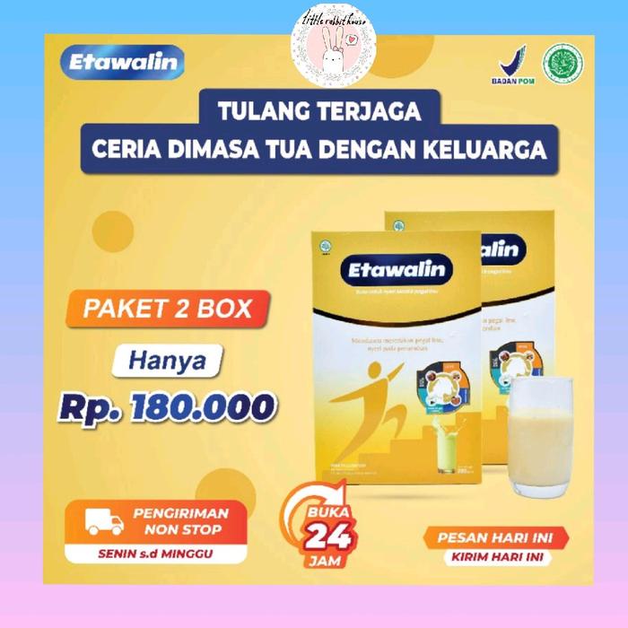

terbaru !!! ready medan paket reseller 2 box etawalin susu kambing etawa ready
