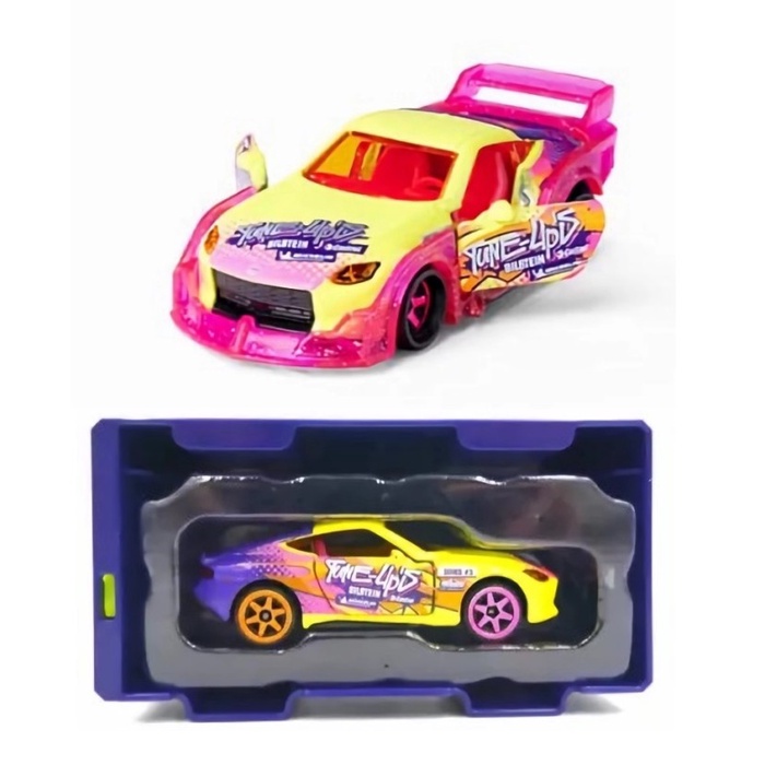 SALE  MAJORETTE TUNE UPS SERIES 3 SKALA 1:64 ULTRA RARE NISSAN Z FIRECRACKER RACING READYY