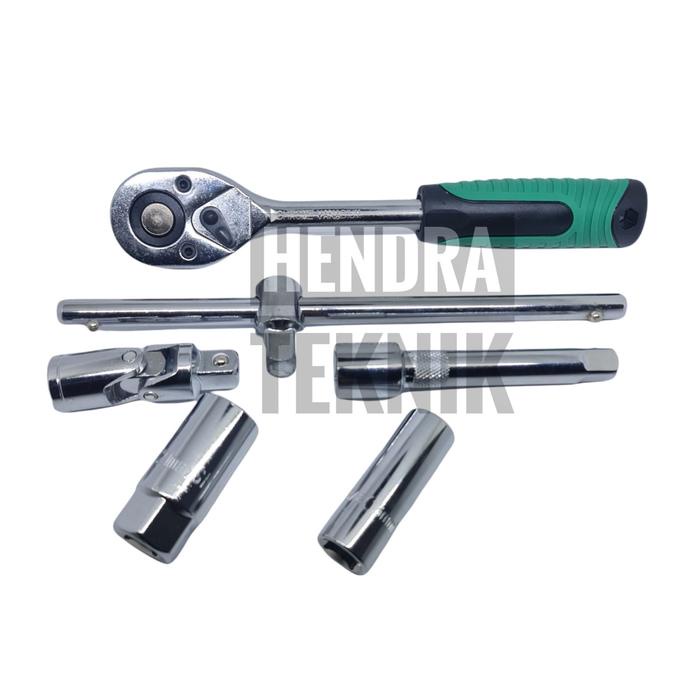 terbaru  kunci sok 32pcs kunci sock set lengkap ratchet socket set 32 pcs shock perkakas alat