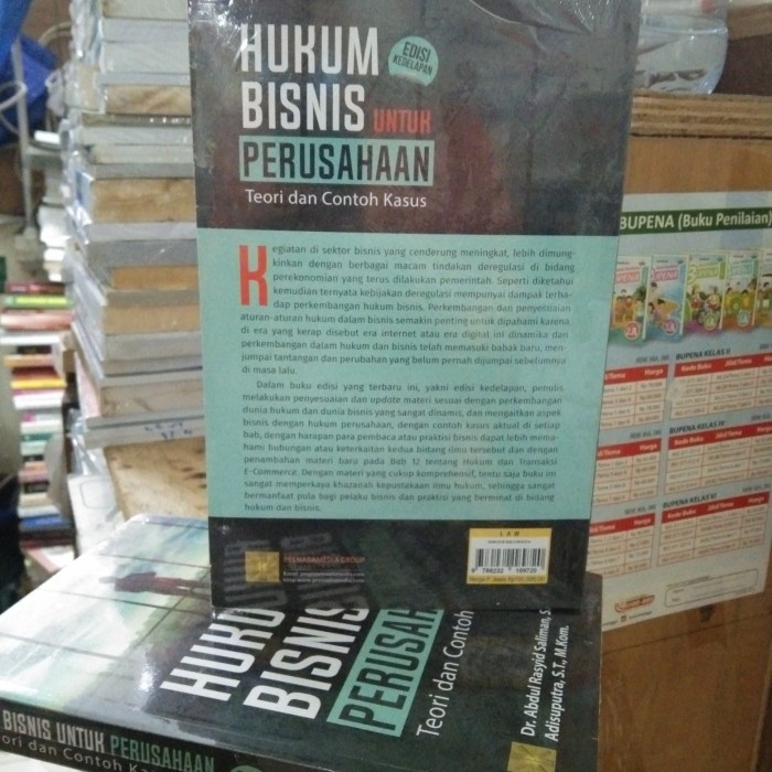 

SALE !!! ORI HUKUM BISNIS UNTUK PERUSAHAAN EDISI KEDELAPAN ABDUL R SALIMAN READYY