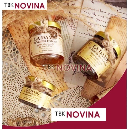 

Vanila Pasta La Dame / Ekstrak Vanilla Paste & Vanilla Bean Non Alkohol / Pasta / Perisa