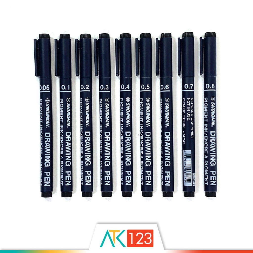 

Terlaris Pulpen / Spidol Gambar / Drawing Pen Snowman Ft700