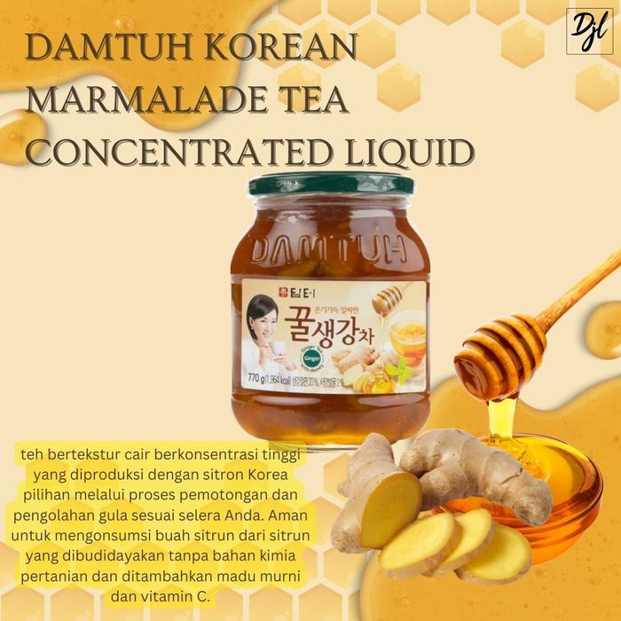 

Damtuh Korean Marmalade Tea Concentrated 770g 1 Toples numan Madu Seduh Import Dengan Varian Rasa