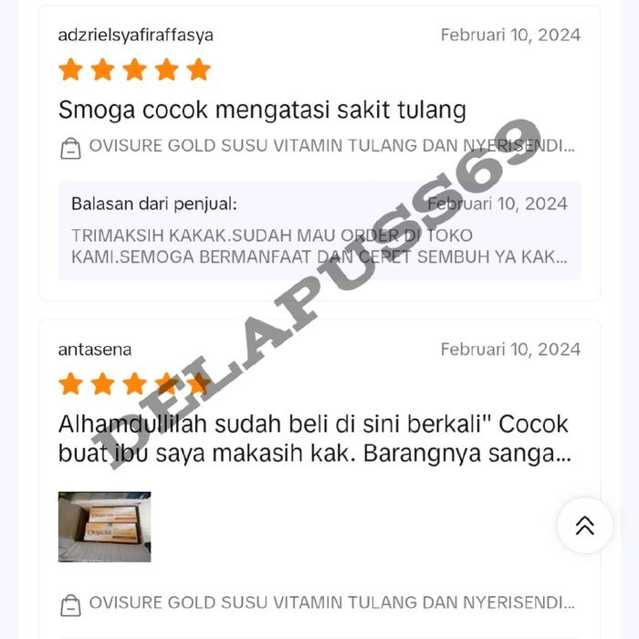 

terbaru !!! susu ovisure gold vitamin untuk nyeri sendi terlaris ready