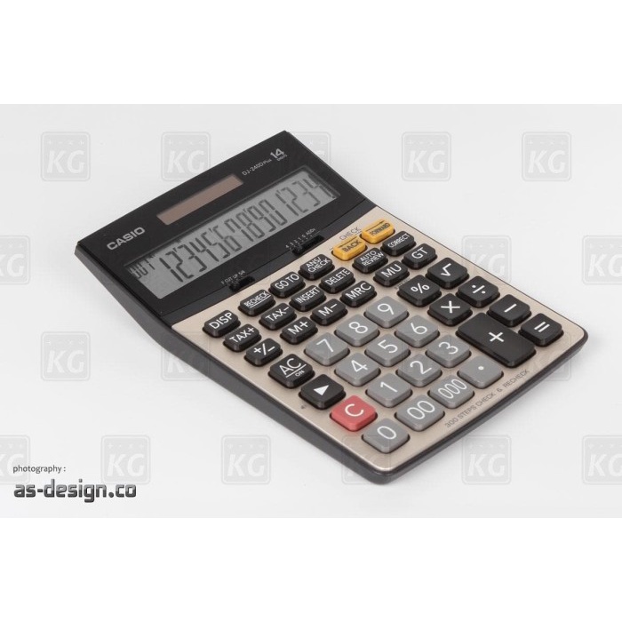 

KALKULATOR CASIO DJ 240D PLUS ORIGINAL - 14 DIGIT - CASIO ORIGINAL TERLARIS/TERMURAH/TERPOPULER