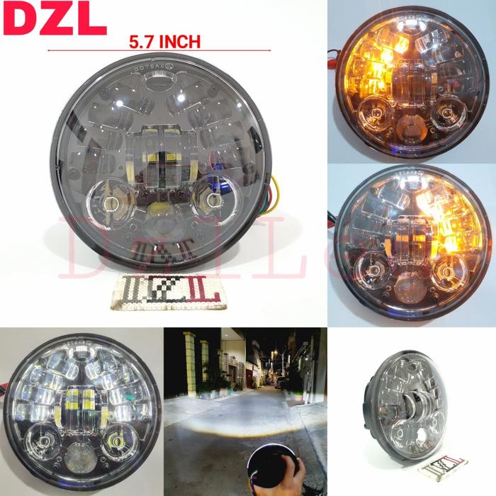 Promo Lampu Utama Led 16 Mata 5.7 Inch Drl 5.7Inc 4D High Low Inc Ready