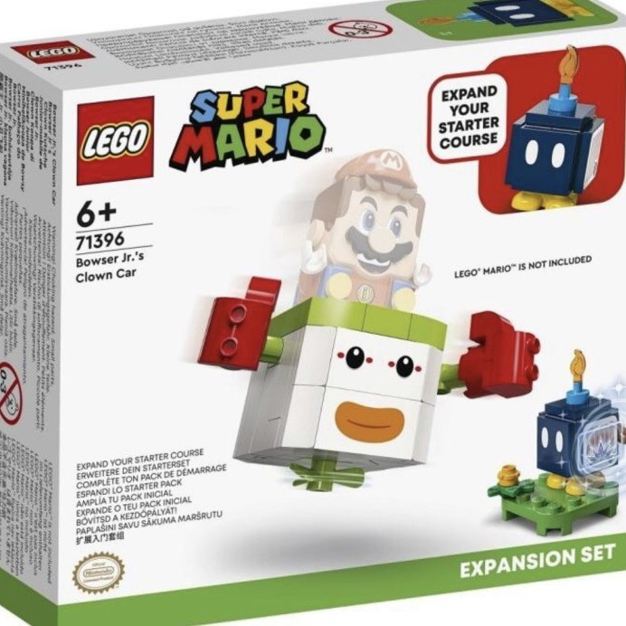 Lego 71396 Mario Bowser Jr.'S Clown Car Plane Ship