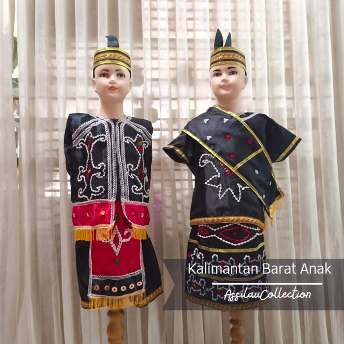 Pakaian Tradisional Kalimantan Barat //Baju Adat Kalimantan Barat Anak