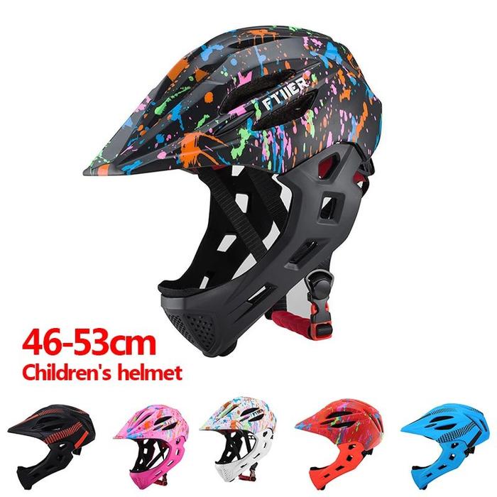 Helm Modular Sepeda Anak Full Face Bike Riding Helmet - CHF78