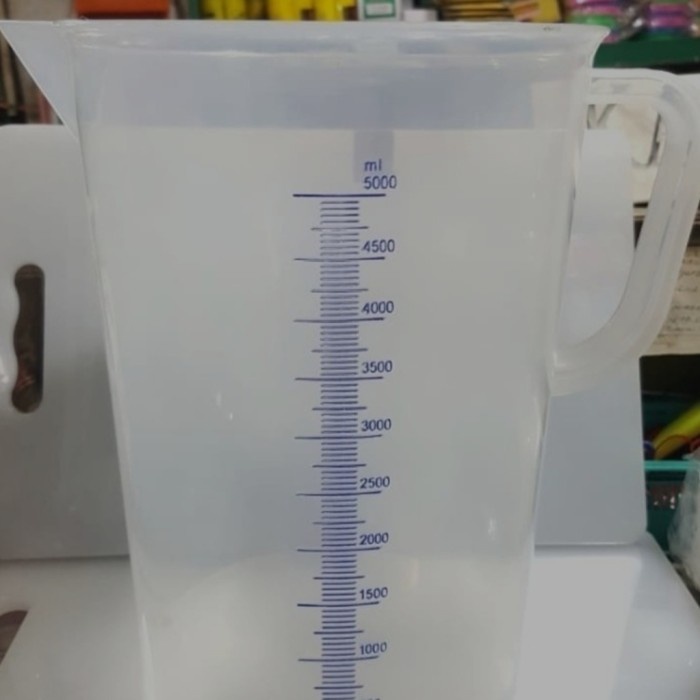 Gelas Takar 5 Liter/Gelas Ukur Plastik 5000Ml Gelas Takar Plastik