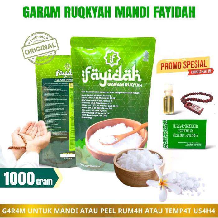 

GARAM FAYIDAH 1KG WHITE GARAM Ruqyah Fayidah Original - u sul!t j0d0h, sakit @in non m3dis,