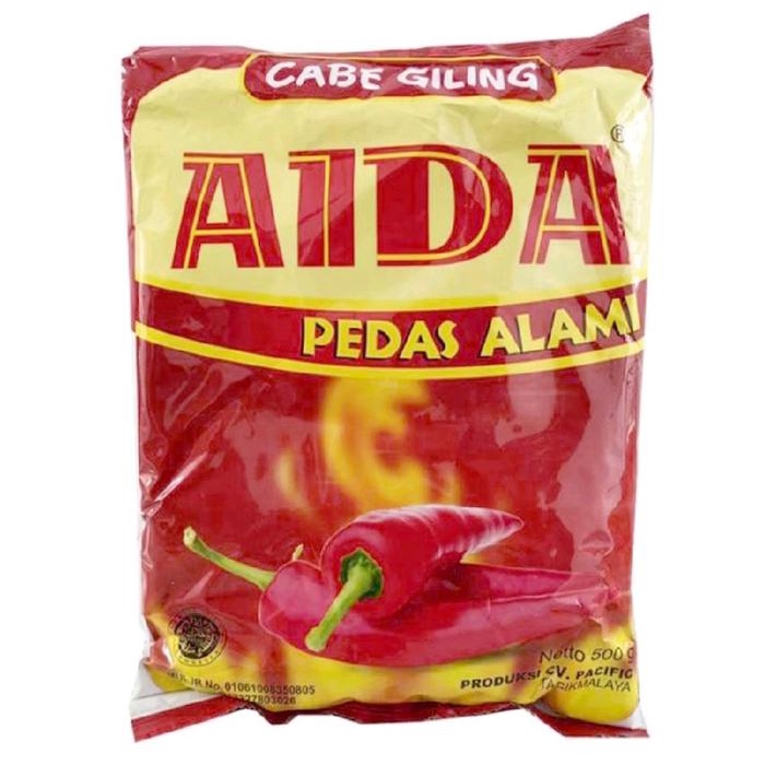 

aida cabe bubuk 1/4 ektra pedas Cabai Spices
