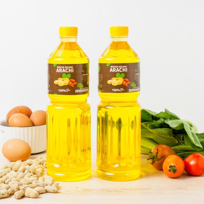 

Minyak Kacang Tanah ARACHI kemasan 1Liter ( Cold press) 100% Original
