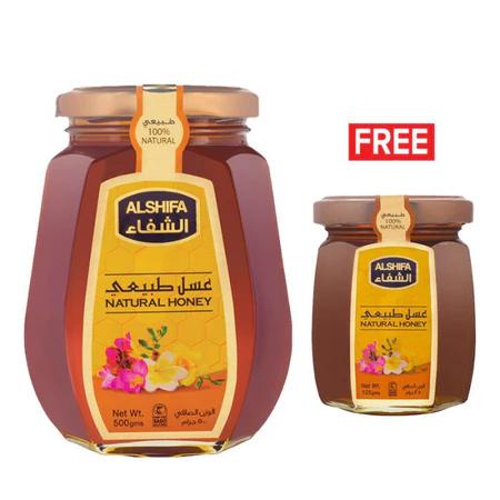 

Madu Al Shifa 500gr Free 125gr - Madu Asli Arab Alami untuk Minuman dan Makanan - Bahan,