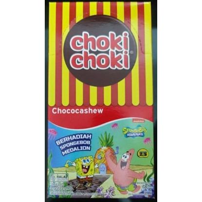 

Choki Choki Chococashew Chocolate 1box isi 20 pcs Edisi Spongebob Squarepants medalion