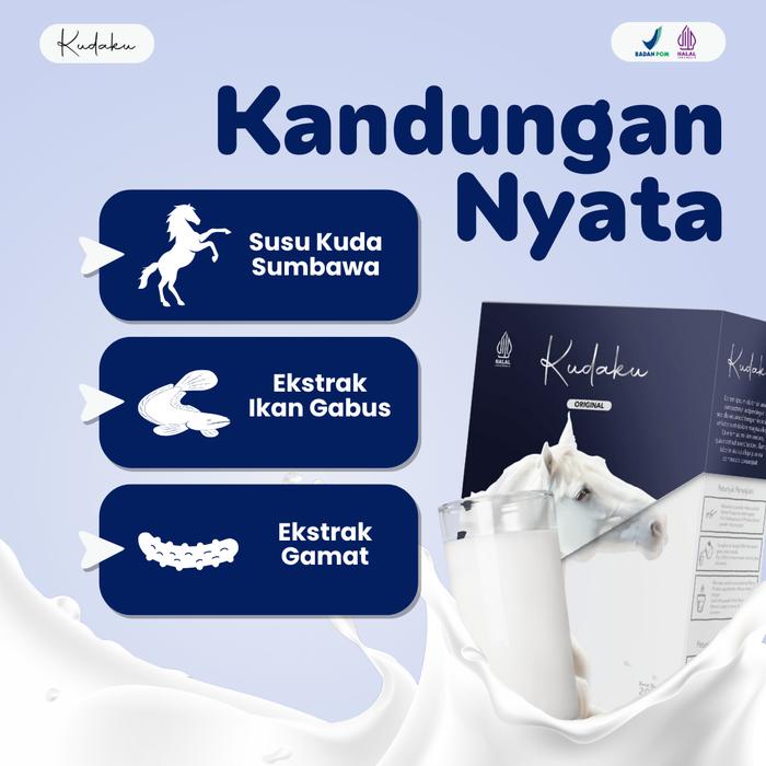

Kudaku - Susu Kuda Liar Sumbawa Bubuk Redakan Gerd Maag Asam Lambung 200gr