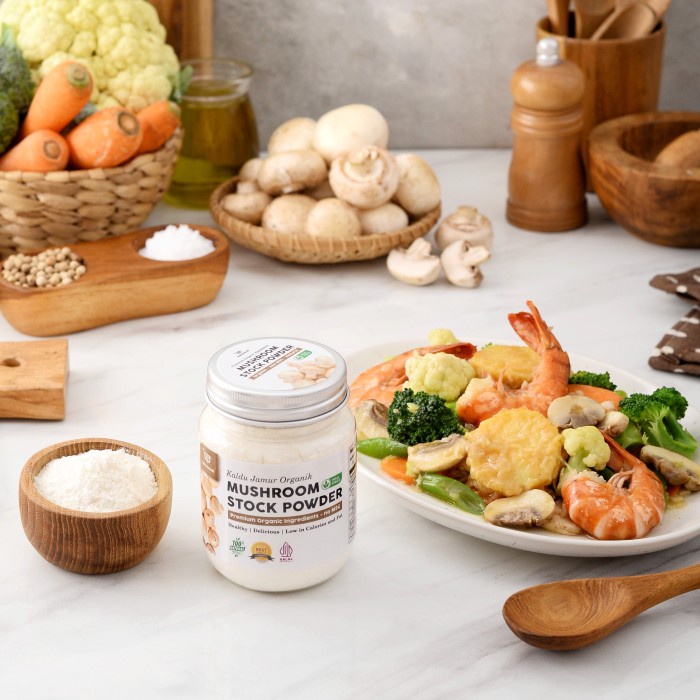 

Sale! Kaldu Jamur Bubuk Non Msg Organik Bumbu Penyedap Rasa Jamur Organic Mushroom Stock Seasoning