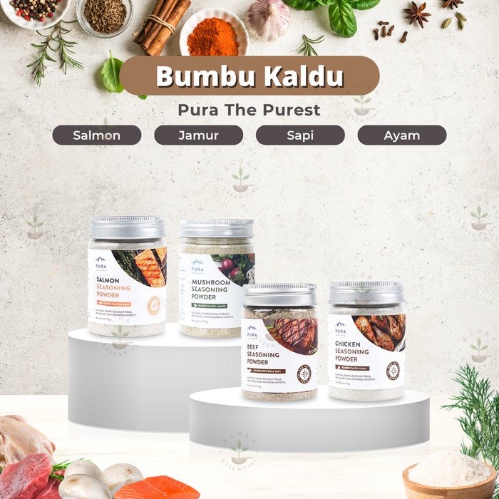 

Sale! Pura Seasoning With Himalayan Salt 100Gr- Kaldu Mpasi Pura Non Msg
