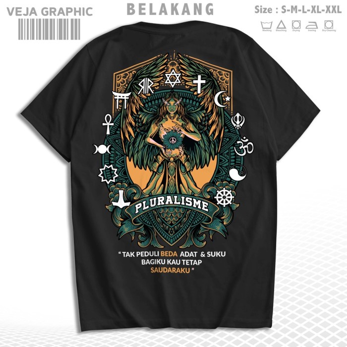 SPECIAL VEJAGRAPHIC Kaos Pluralisme Angel Beda Adat Suku Baju Satanic
