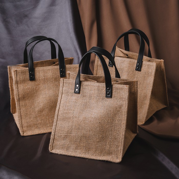 TERLARIS Souvenir Tas Tote Bag Hampers Goodie Bag Karung Goni Kulit Imlek CNY