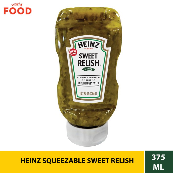 

Sale! Heinz Squeezable Sweet Relish 12.7Fl Oz