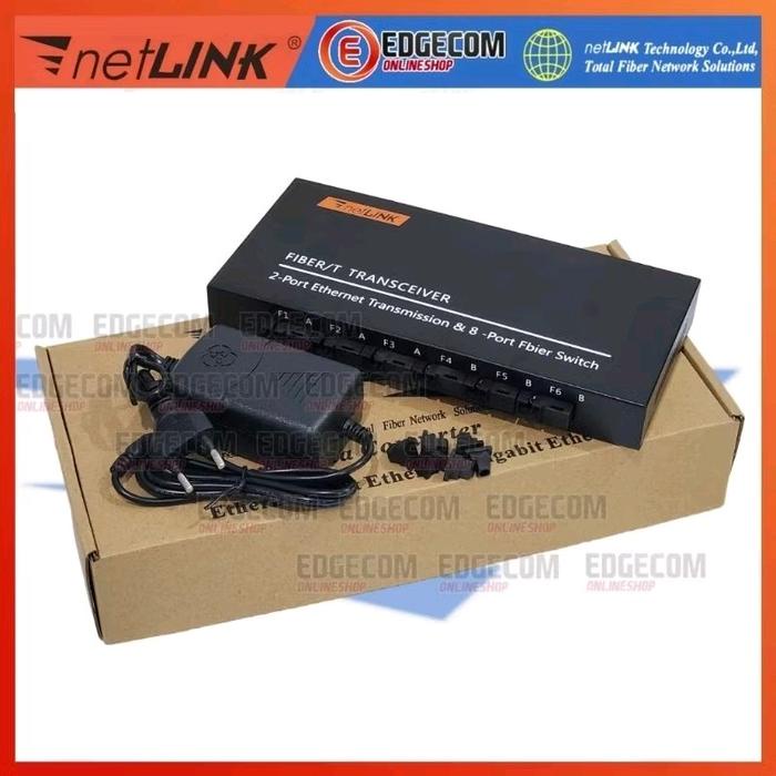 Promo Terbatas Media Konverter Gigabit 2 Fo 4 Fo 2 Lan 4 Lan Htb Gs-03 10/100/1000M Fiber Optic Fo