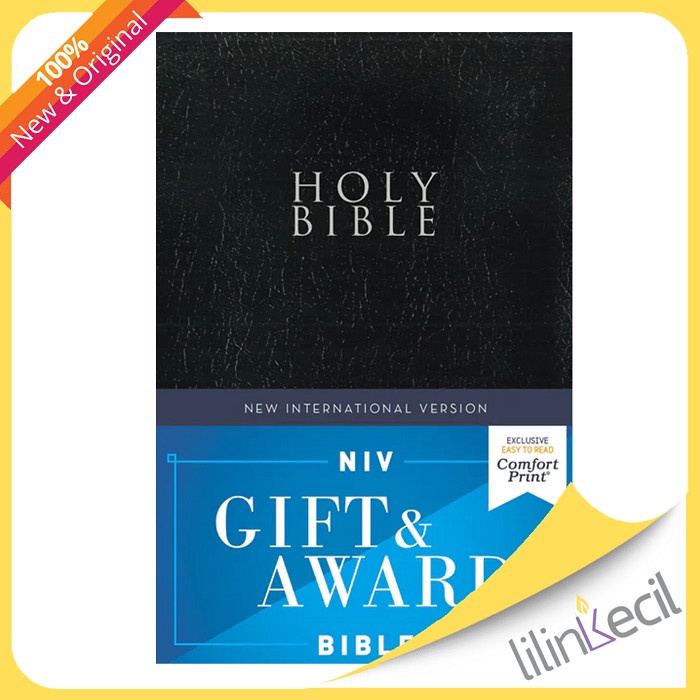 

Niv Holy Bible Gift & Award Bible - Black