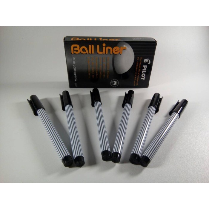 

Ready Ballpoint Pilot Balliner 0.8Mm - Hitam 1 Kotak