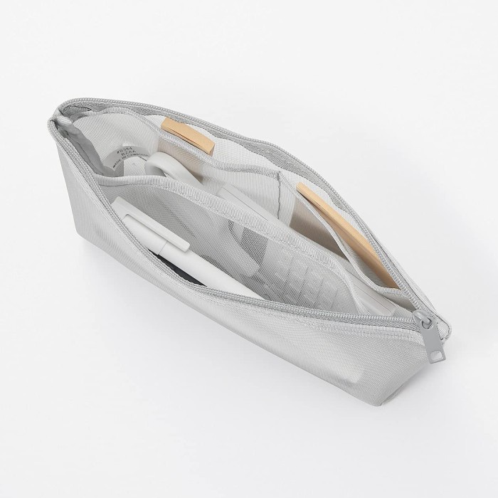 

Promo Terbatas Muji Nylon Mesh Pen Case With Gusset - Tempat Pensil