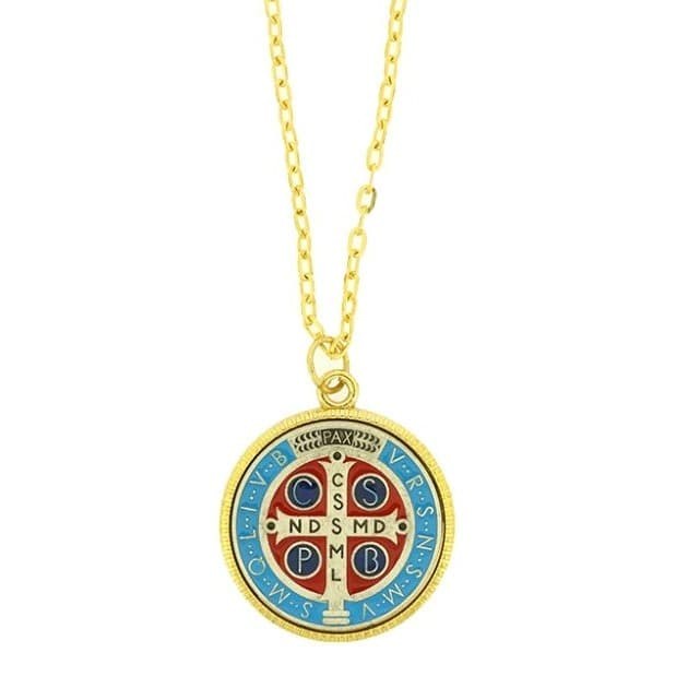 

Terlaris Kalung Bandul St.Benedict Enamel 2.4 cm Toko Katolik SALE