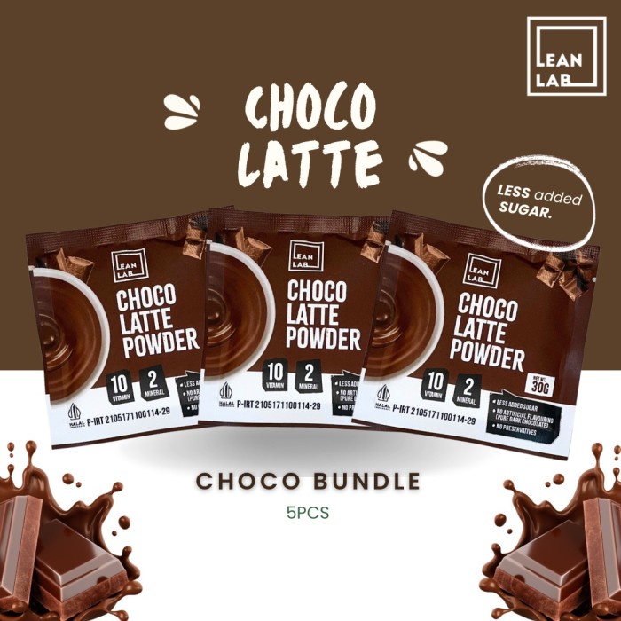 

Leanlab Bubuk Minuman Chocolate Latte Premium Drink Powder 30g sachet