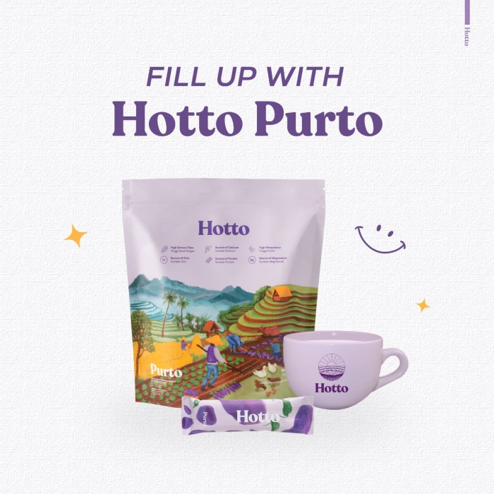 

hotto purto pouch 16 sachet multigrain