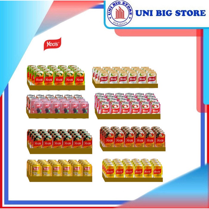 

Yeo's YEOS Tea Drink Krisan SoyBean Grassjelly 300 ml x 24 pcs DUS