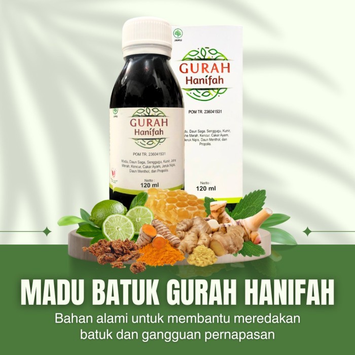 

Madu Batuk Gurah Hanifah Syrup Gurah Hanifa