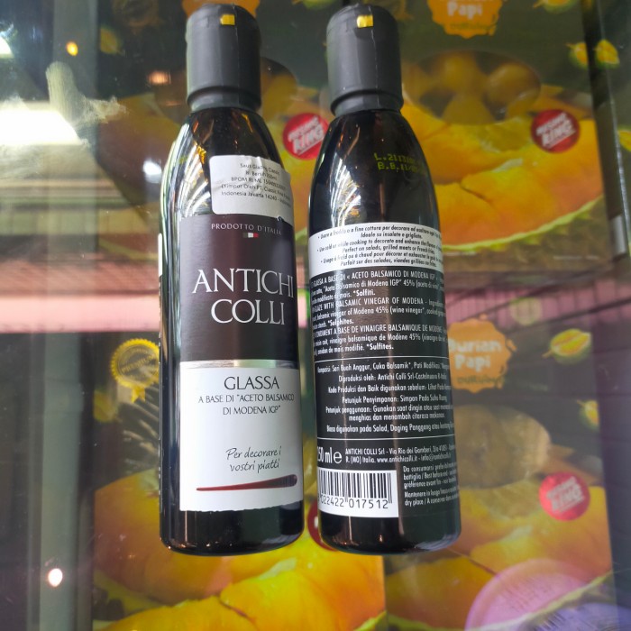 

antichi colli balsamic vinegar modena classic 250ml sauce balsamik