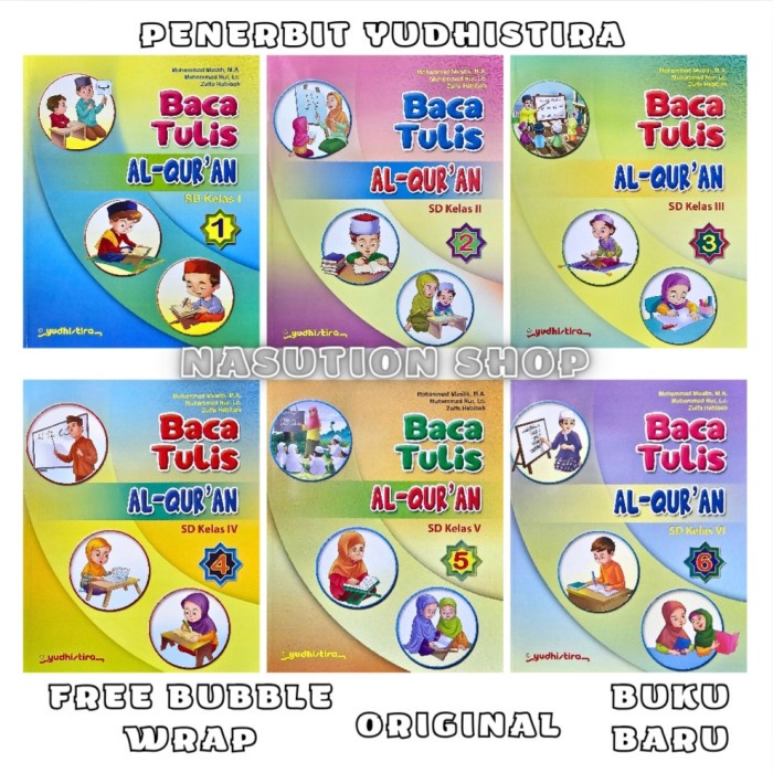

SALE !!! BUKU BACA TULIS AL-QURAN KELAS 1 2 3 4 5 6 SD/MI YUDHISTIRA - BTQ ORIGINAL READYY