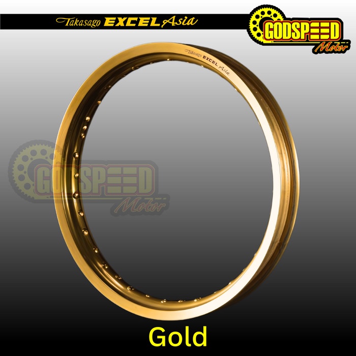 Bagus Velg Takasago Excel Asia 18 X 1.85 (36H) & 21 X 1.60 (36H) Black