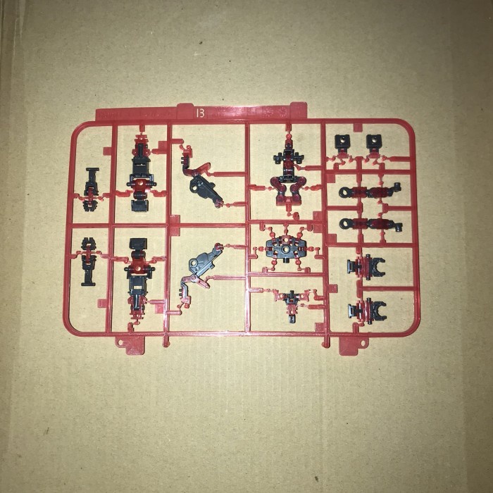 SALE  RG UNICORN GUNDAM PART RUNNER B NOMOR 01-10 READYY