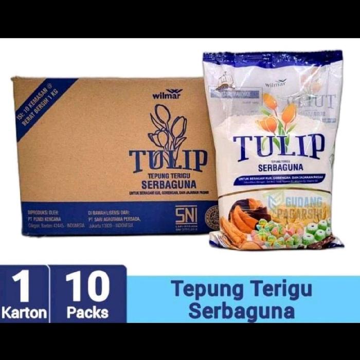 

Tersedia 1 dus terigu tulip isi 10 pcs( 10 kg)..terigu dengan kandungan protein yang tinggi cocok