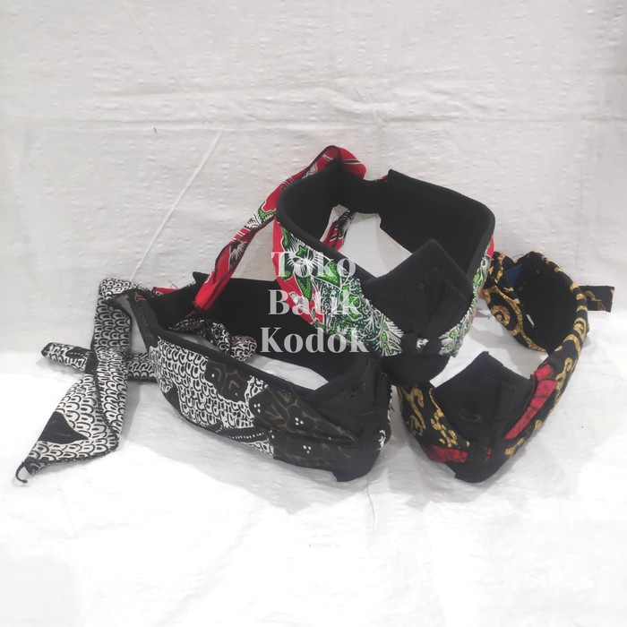 BERMUTU Udeng Ikat Kepala Tradisional Motif Batik / Baju Adat Ikat Kepala Jawa