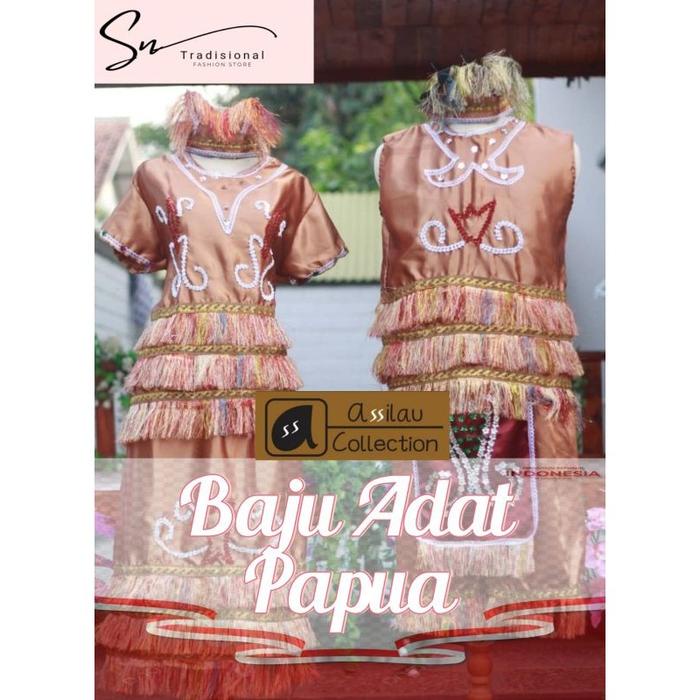 PROMO Baju adat papua/adat tradisional papua/pakaian adat papua satuan dewasa