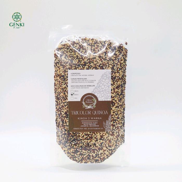 

SALE !!! NATURAL TRICOLOR QUINOA / KINOA TIGA WARNA - 500 G READYY